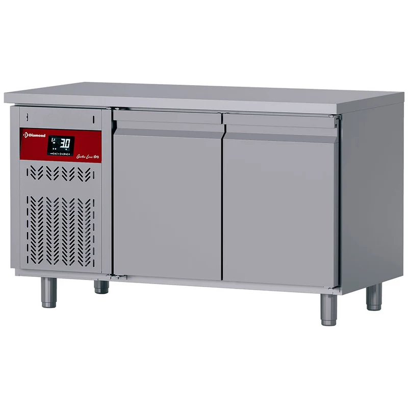 Umluft - Kühltisch , 2 Türen GN 1/1, 260 Lit. Motor links - DT131/P9H-G