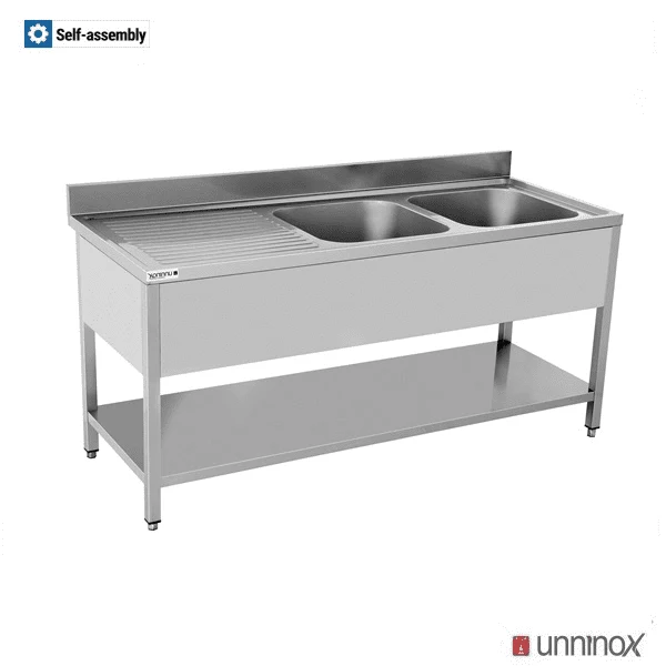 2000x700xH850mm 2 Schalen Rechts