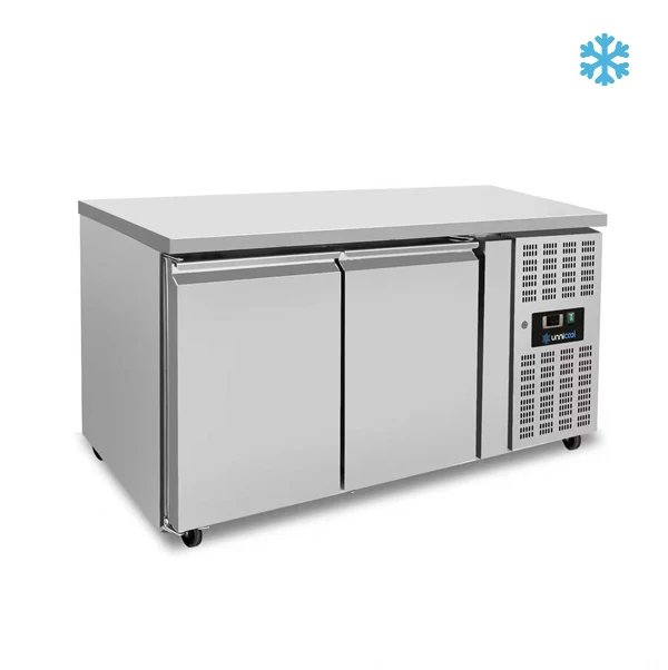 GEFRIER-Tresen – 2 Türen – ohne Aufsatz 136x70x85cm
