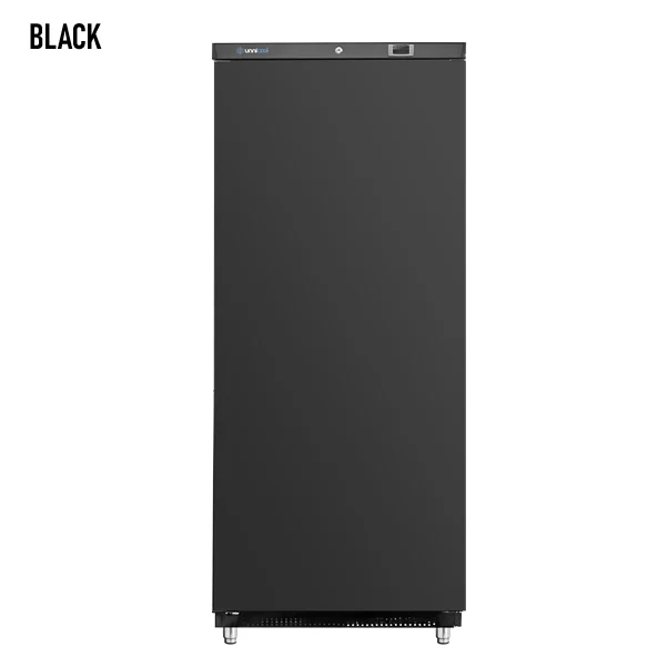 Gefrierschrank SCHWARZ 600L -18°C bis -23°C Statische Kühlung