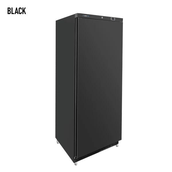 Gefrierschrank SCHWARZ 600L -18°C bis -23°C Statische Kühlung