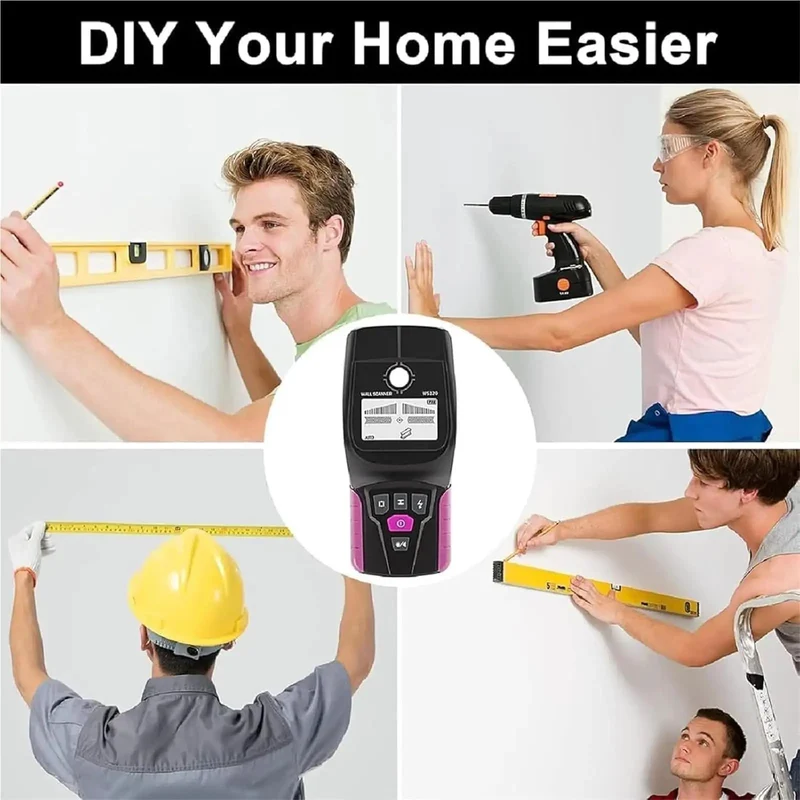 Game Changing Handheld Wall Scanner With Heavy Duty Stud Finder Tech For Snagging Live Wires Metal Conduits And Hidden Wood Framing Dead On Precision Clean Layout Reliable Action For Contractors And Weekend Warriors Handling Tough Home Repair Jobs Daily