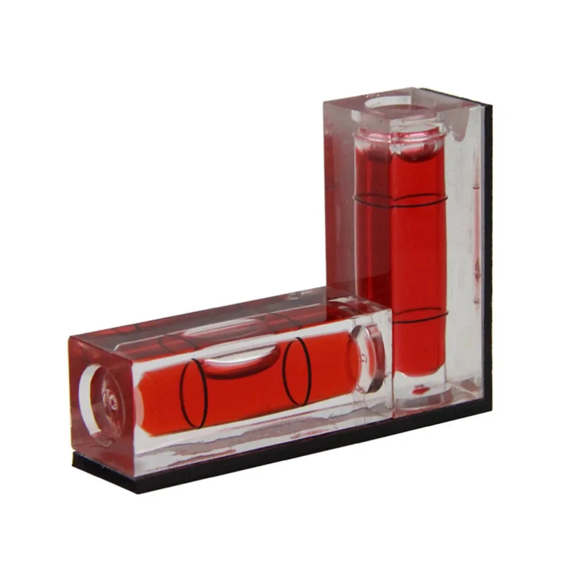 Top Shelf Magnetic Pocket Level For Do It Yourselfers And Pros L Shaped Bubble Spirit Level Features Killer Magnet For Rock Solid Attachment On Metal Surfaces Delivers Dead On Precision For Horizontal And Vertical Projects In Durable Red Finish