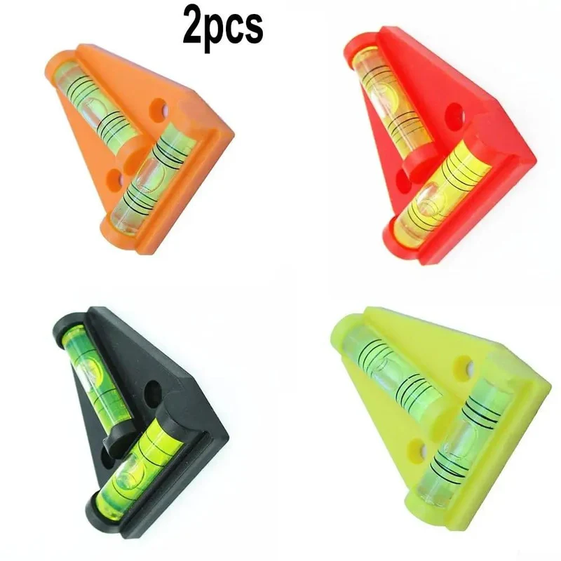 Straight Shooting T Shape Spirit Level Two Pack For Woodworking And Diy Projects No Hassle Horizontal And Vertical Bubble Indicators Rock Solid Compact Pocket Design For TV Sets Caravans