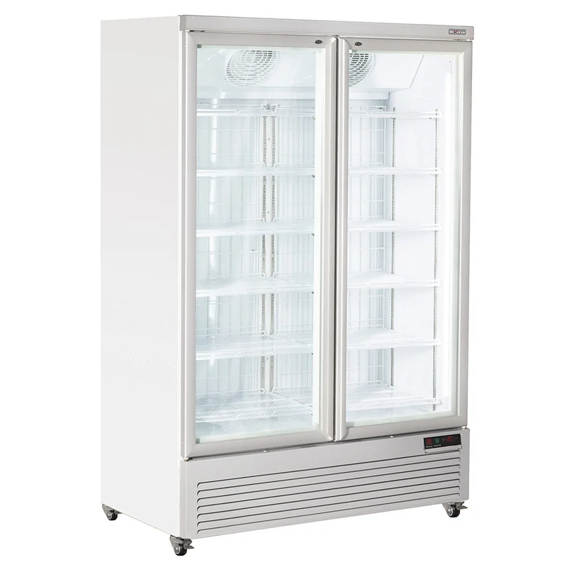 Gastro Tiefkühlschrank mit 2 Glastüren , 1084 L, WR-NV99-2W