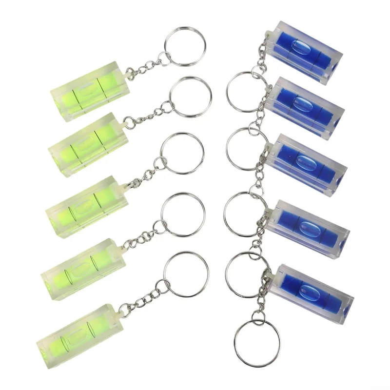 10 Piece Square Spirit Level Set Featuring Rock Solid Acrylic Bubble Inclinometer For Dead Straight Precision Layout Work Green And Blue No Sweat Measuring Gauges That Make Alignment Effortless