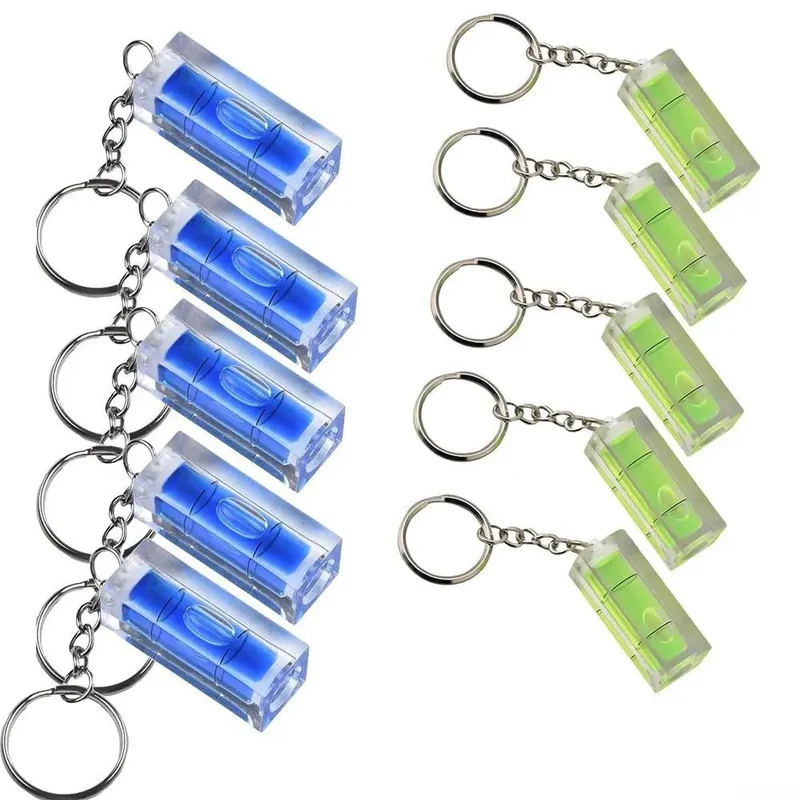 10 Piece Square Spirit Level Set Featuring Rock Solid Acrylic Bubble Inclinometer For Dead Straight Precision Layout Work Green And Blue No Sweat Measuring Gauges That Make Alignment Effortless