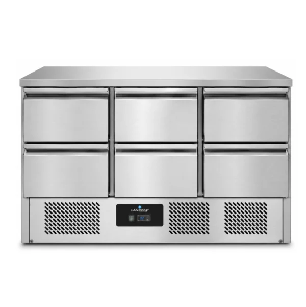 Refrigerated Counter 1365x700xH850mm - With 6 drawers