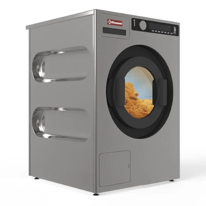 Waschmaschine 8 kg "Edelstahl-Titanium", mit Ablaufpumpe - ML80-NP