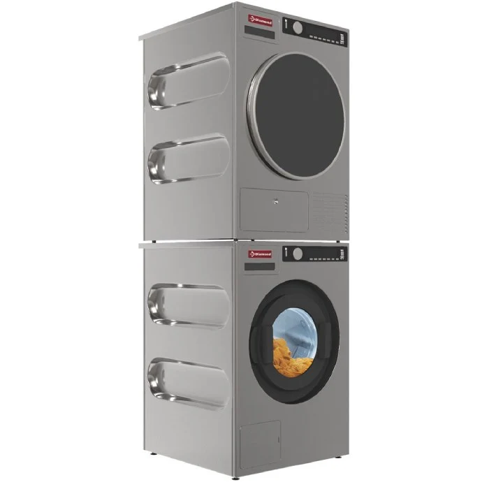 Waschmaschine 8 kg "Edelstahl-Titanium", mit Ablaufpumpe - ML80-NP