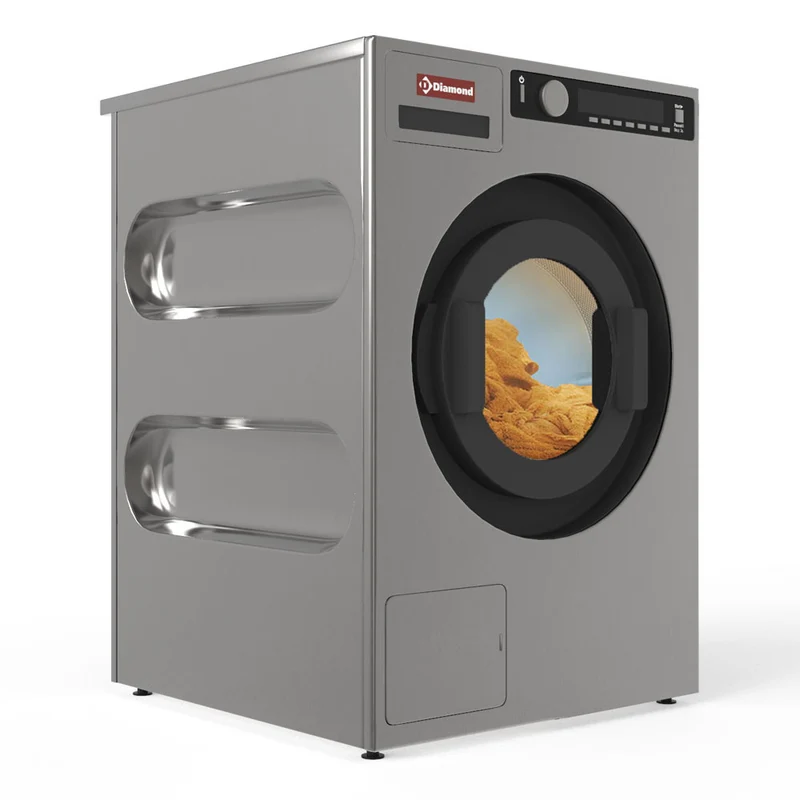 Waschmaschine 6,5 kg "Edelstahl-Titanium", mit Ablaufpumpe - ML65-NP