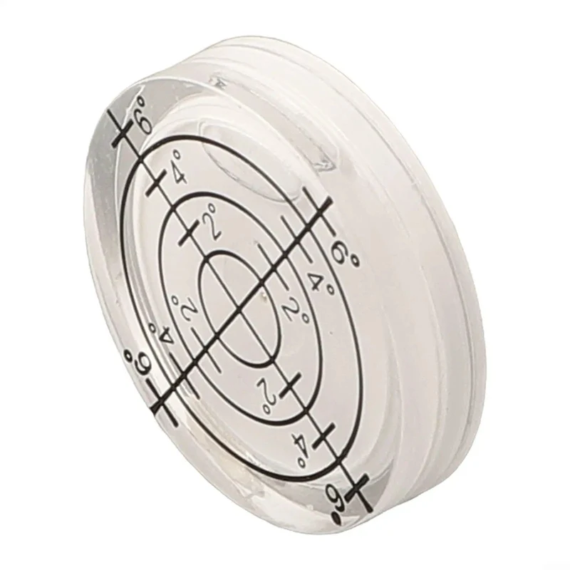 Precision Circular Bubble Level With Hella Bright Fluorescent Yellow Liquid And Rock Solid Acrylic Housing Delivering Dead Center Accuracy For Every Task While Offering Minimal Parallax Errors And Tough Wear Resistant Shell That Works Like A Charm