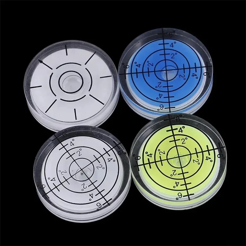 Precision Circular Bubble Level With Hella Bright Fluorescent Yellow Liquid And Rock Solid Acrylic Housing Delivering Dead Center Accuracy For Every Task While Offering Minimal Parallax Errors And Tough Wear Resistant Shell That Works Like A Charm