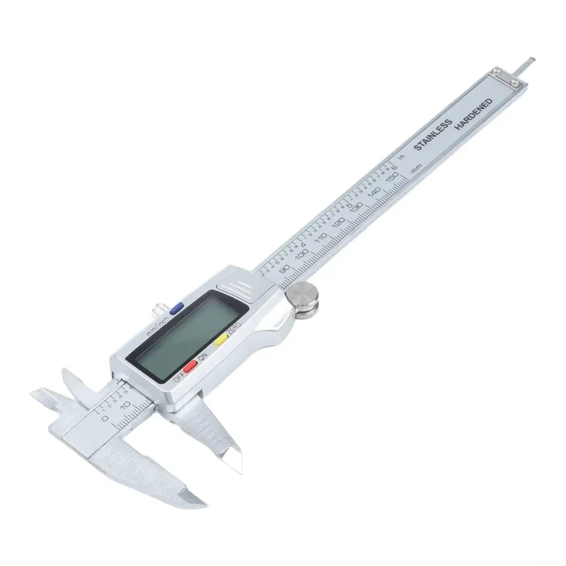Hardened Stainless Steel Digital Caliper 0-150mm With Extra Large LCD Display And Killer Accuracy At 0.01mm Resolution Perfectly Suited For Serious Machinists Engineers And Detailed Fabrication Jobs