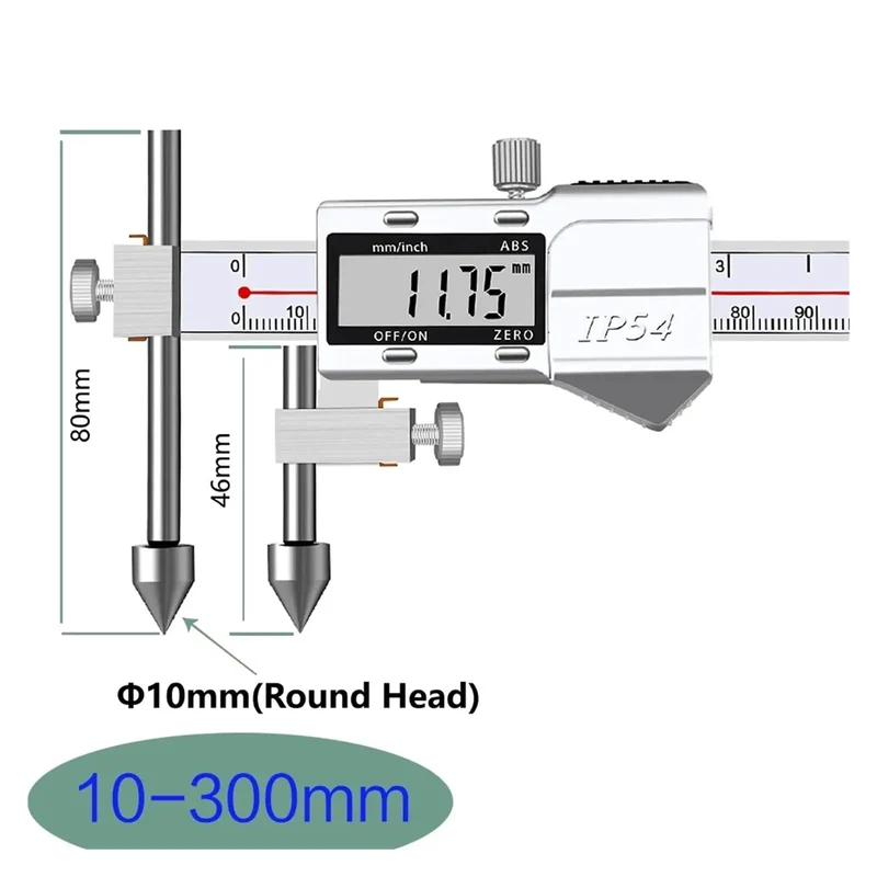 Dead On Accurate Digital Caliper With Cone Probe Heavy Duty Stainless Steel Body Large High Contrast Display Fast Metric To Inch Swap For Weekend Builders And Pro Mechanics