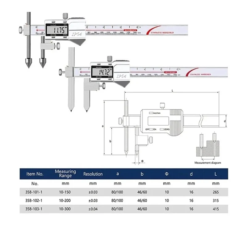 Dead On Accurate Digital Caliper With Cone Probe Heavy Duty Stainless Steel Body Large High Contrast Display Fast Metric To Inch Swap For Weekend Builders And Pro Mechanics