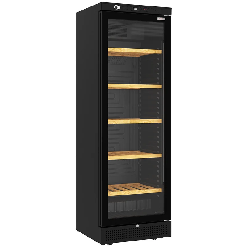Weinkühlschrank 382L , 118 Flaschen , 1 Temperaturzone , Schwarz, WR-38G7-CV