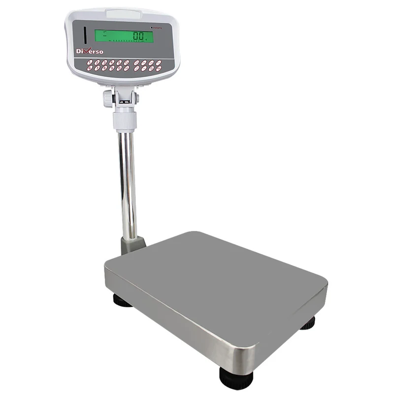 Profi Edelstahl-Stativwaage , 32 kg / 1 g , 30x40 cm Plattform, WR-32X1-B