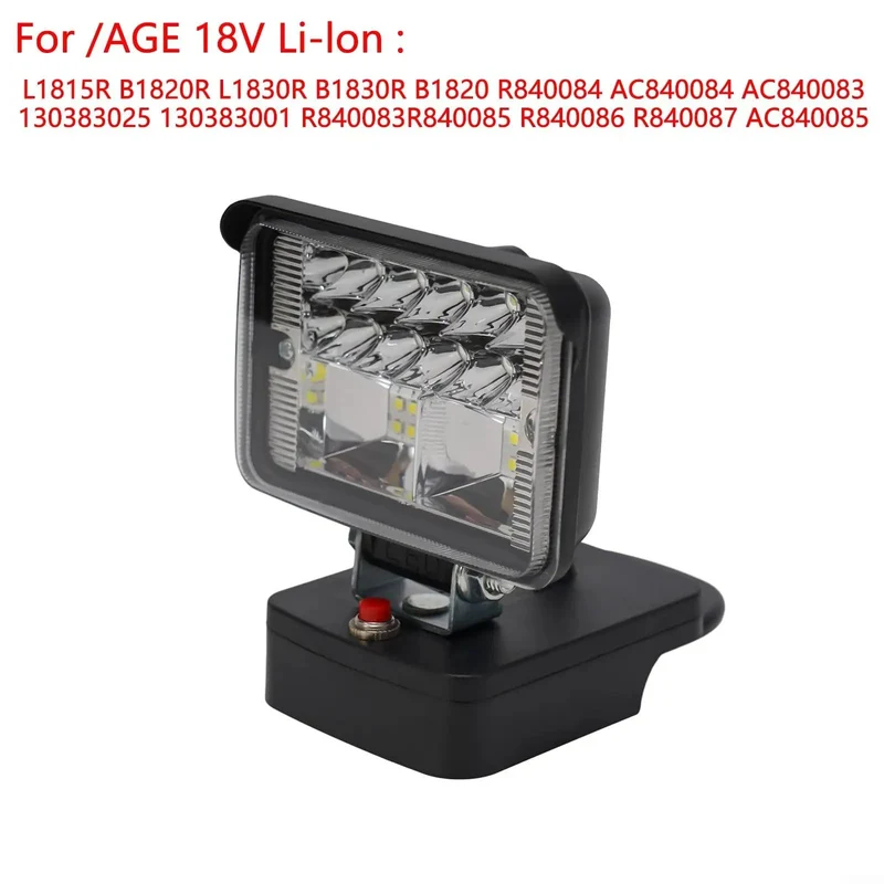Heavy Duty Cordless LED Work Light Goes Hard With Superbright Portable Floodlamp Design Featuring Reinforced Zinc Alloy Head Delivering 280 Lumens Of Extended Range Illumination For Tough Job Sites
