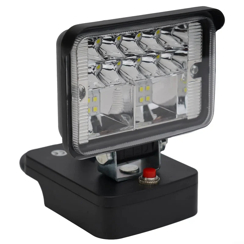 Heavy Duty Cordless LED Work Light Goes Hard With Superbright Portable Floodlamp Design Featuring Reinforced Zinc Alloy Head Delivering 280 Lumens Of Extended Range Illumination For Tough Job Sites