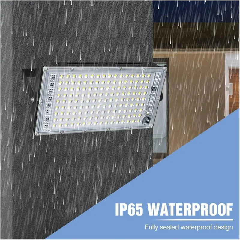 Tough Build Led Floodlight Wall Mount Security Light Ip65 Waterproof Outdoor Spotlight Bulb Lights Up The Block Shock Resistant High Lumens 200W Warm Or Cool White For Yard