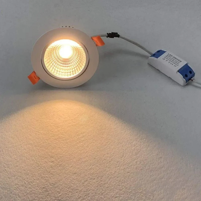 Adjustable LED Floodlight Featuring Slick Brightness Toggles And No Fuss Mounting For Bedrooms Bathrooms And Patios Heavy Duty Cob Recessed Downlight Top Tier Pick For Any Indoor Or Outdoor Setup