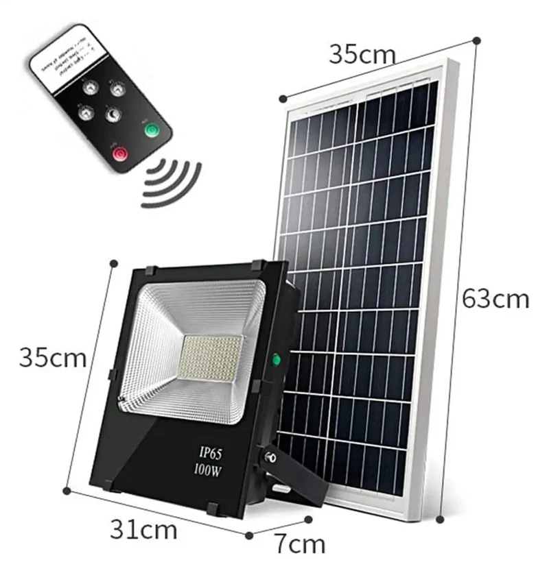 Dang Tough Solar Flood Light For Outdoor Security With Remote And Ip66 Waterproof Build Rely On This Dusk To Dawn Led Yard Lamp Perfect For Backyard Garden Driveway Lighting Rain Or Shine No Fuss Design
