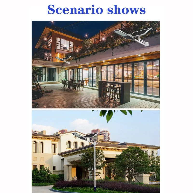 Badass Waterproof Solar Street Lights With Radar Motion Sensor And Handheld Tuning For Outdoor Garden Yards Smart Remote Mode Kickin Led Flood Illumination Hefty Build Quality