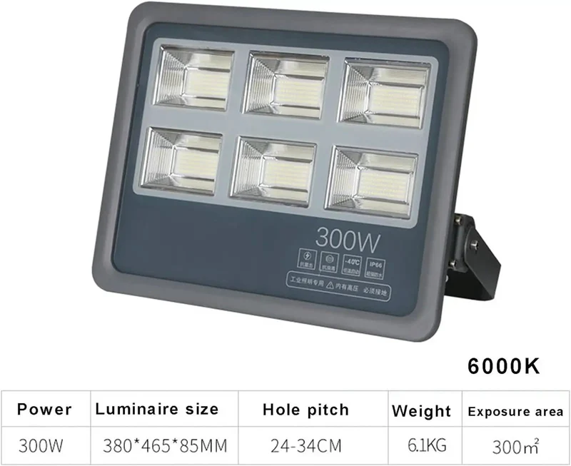 Heavy Duty Outdoor LED Flood Light With 120 Degree Wide Beam And Ip66 Weather Sealed Design Meant For Yards Garages And Work Areas 100W To 300W Choices Deliver Rock Solid Visibility