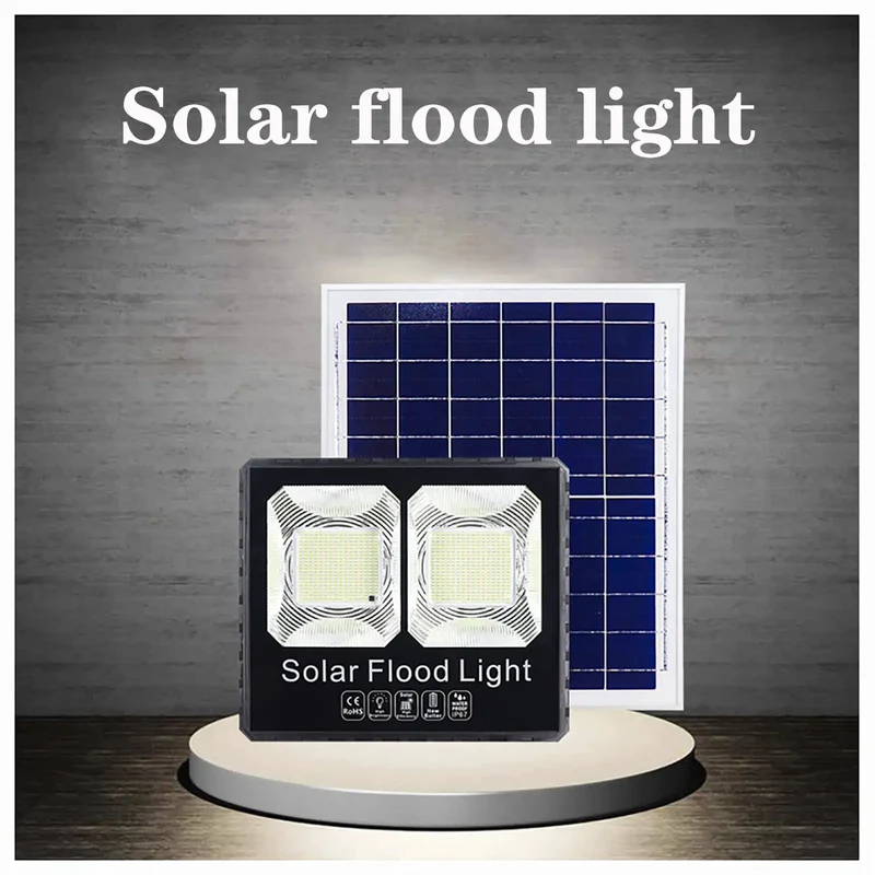All-Weather Solar Security Flood Light Zero-Electric-Bill Yard Beast Built Tough For Gardens Yards And Driveways Rock-Solid Dusk To Dawn Operation High-Speed Sun Charge Panel