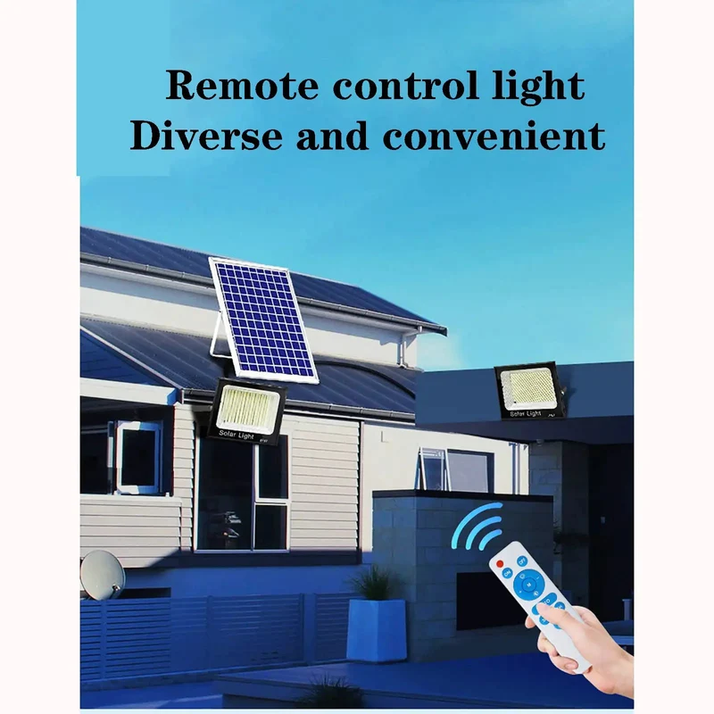 Badass Durability Solar Flood Light With PIR Motion Sensor Hella Bright LED Outdoor Security Illumination IP67 Weather Resistant Wall Pack For Backyard Garden Patio And Warehouse 40W 60W 100W 200W Models Available