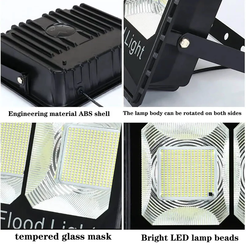 Badass Durability Solar Flood Light With PIR Motion Sensor Hella Bright LED Outdoor Security Illumination IP67 Weather Resistant Wall Pack For Backyard Garden Patio And Warehouse 40W 60W 100W 200W Models Available