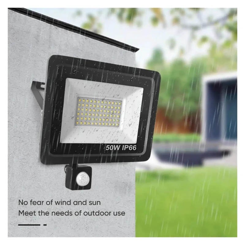 Built Tough Led Flood Light Features A Slick Pir Motion Sensor And Waterproof Housing To Serve Up Warm White Glow For Yards Patios And Barns Zero Hassle Setup Guaranteed