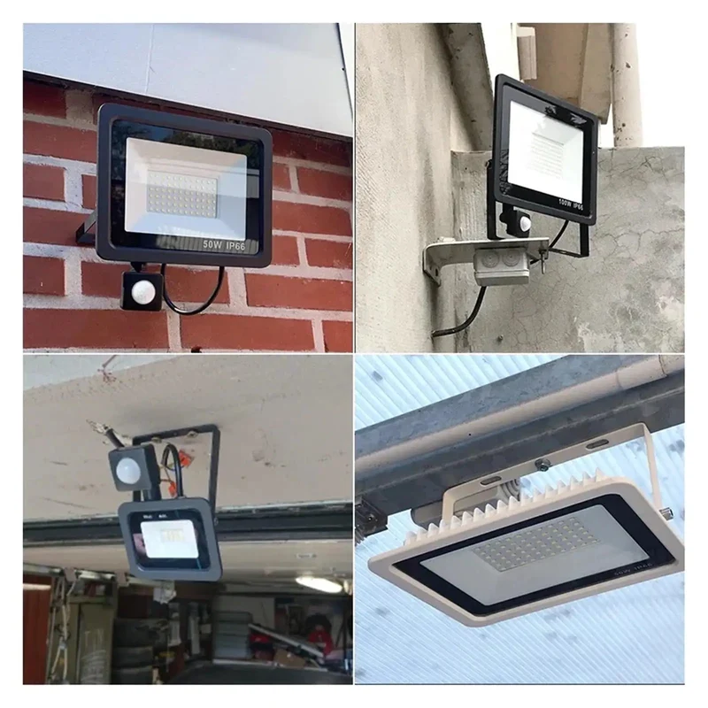 Built Tough Led Flood Light Features A Slick Pir Motion Sensor And Waterproof Housing To Serve Up Warm White Glow For Yards Patios And Barns Zero Hassle Setup Guaranteed