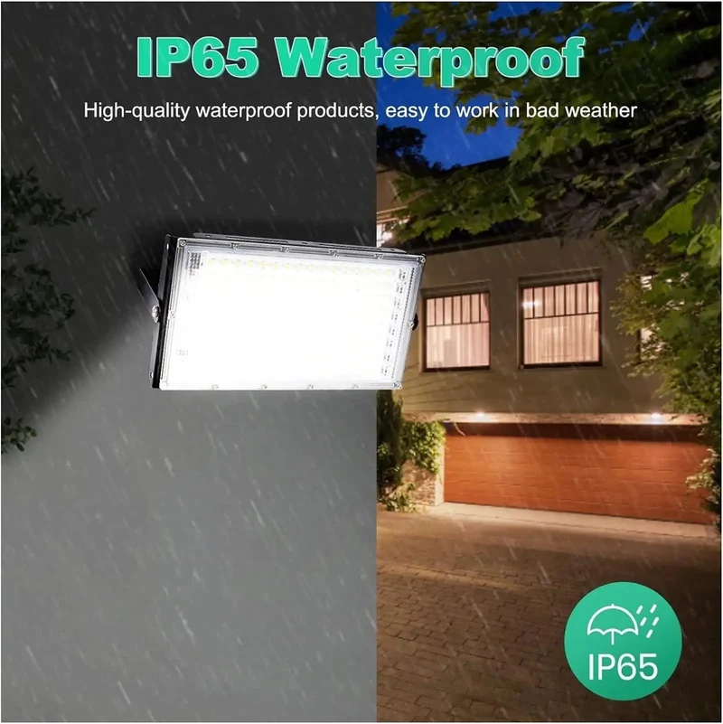Tough As Nails Waterproof Outdoor Security Flood Lights LEDs With Heavy Duty Diecast Aluminum Build And Superior Heat Sink Designed To Outlast Harsh Elements While Pumping Out Crisp Illumination In Warm Or Cool White For Your Driveway Or Backyard