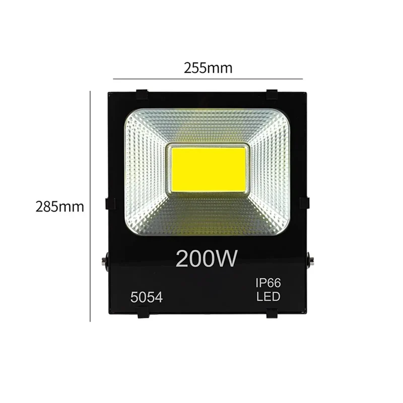 Badass Led Flood Light Outdoor Waterproof Ip66 Aluminum Housing 50W To 600W Crisp Daylight Spread For Yard Court Warehouse Garden Backyard Hangout Or Big Game