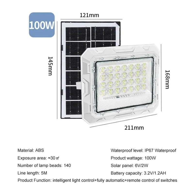 Smooth Setup Hella Bright Solar Outdoor Flood Lights 5 In 1 Waterproof Led Spotlights For Yard Patio And Garage High Power Weather Resistant Garden Illumination No Wiring Hassle