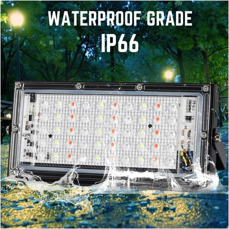 Rough And Tough 50W Led Floodlight IP65 Waterproof Spot Light Security Light For Yard Garden Street Park And Billboards Cuts Energy Costs Big Time While Dishing Out Serious Glow