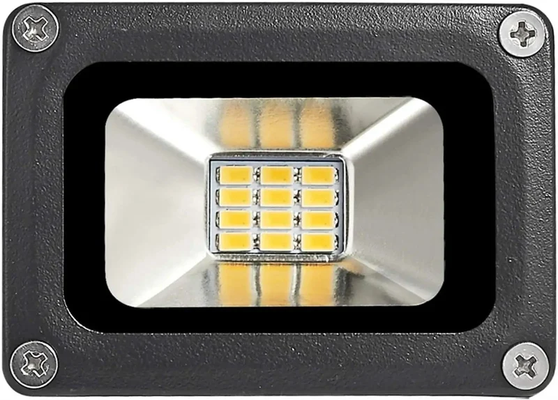 Built Like A Tank 10W LED Flood Lights 12 To 24 Volt DC Outdoor Security Lighting Ip65 Waterproof Heavy Duty Cast Aluminum Cooling Housing And Shatterproof Lens For Yard And Parking Lot Installations