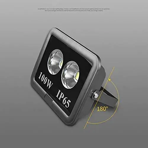 Tough As Nails Outdoor Floodlight Hella Bright Explosion Proof Led Projector Lamp Ip66 Waterproof Rechargeable Work Light 100 Watt Or 300 Watt Options For Roofs Yards And Patios