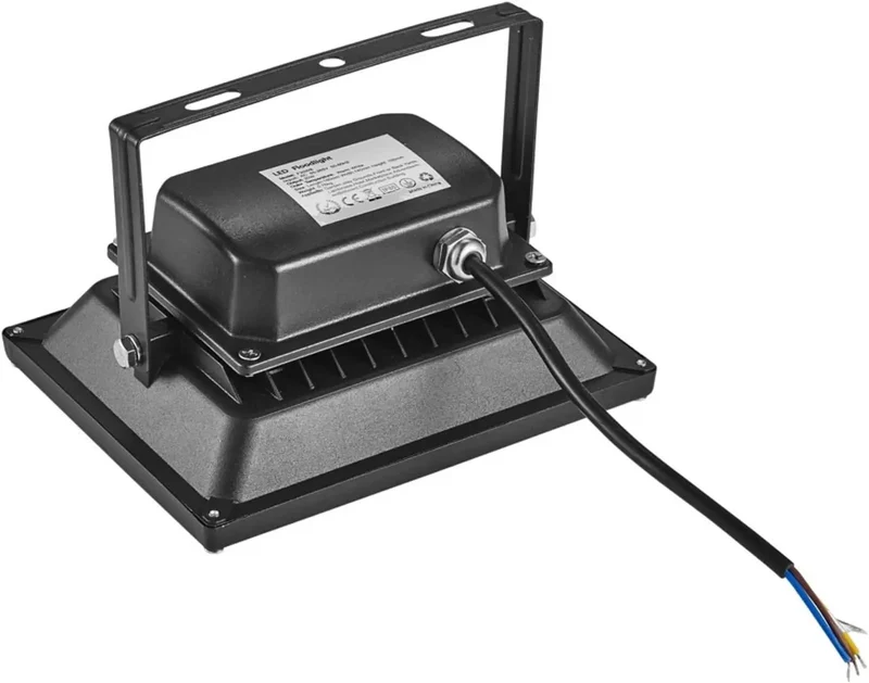 20W LED Flood Light Emitting 3000K Warm White Glow With Rock Solid 180 Degree Adjustable Bracket Ideal For Backyards Patios Or Garages Boasting No Sweat Setup And Heavy Duty Design For Smooth Outdoor Lighting That Really Packs A Punch