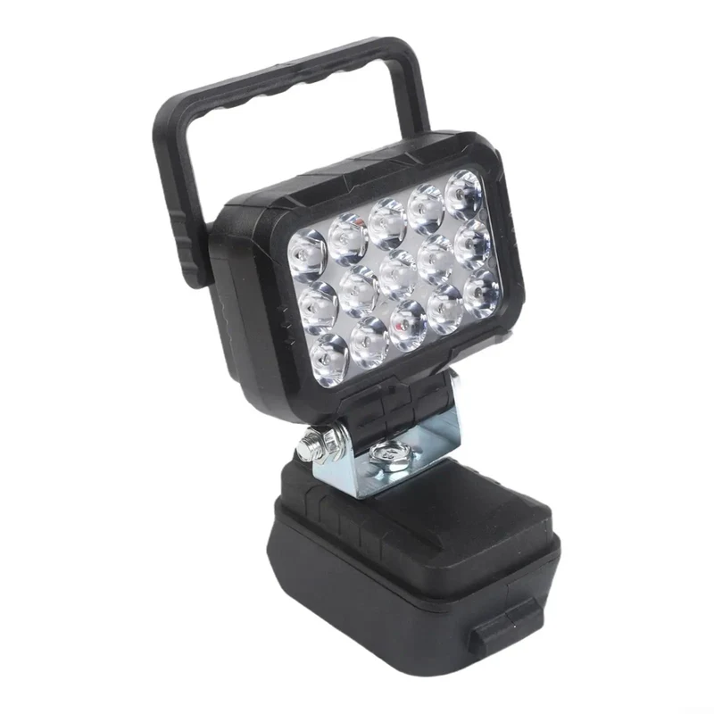 Killer Heavy-Duty Handheld Flood Light Featuring 15 High-Intensity LEDs That Deliver Badass Coverage Perfect For Dimly Lit Jobsites Garages Or Backyard Campouts Seamlessly Swaps Into Any Standard 18V Li-Ion Battery Pack For Maximum Versatility On Every