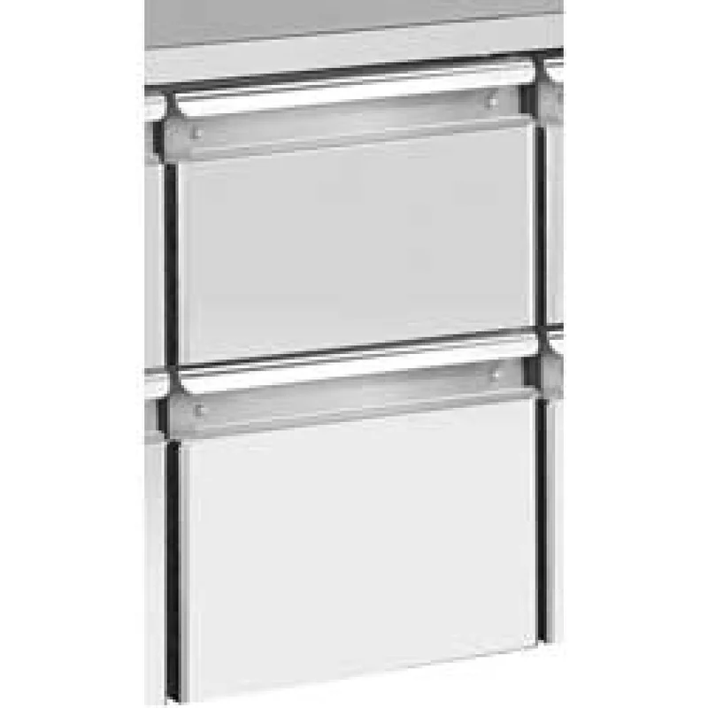 Profi Edelstahl-Kühltisch 2300 mm für GN 1/1, TS2N/H_1XK1/2-H