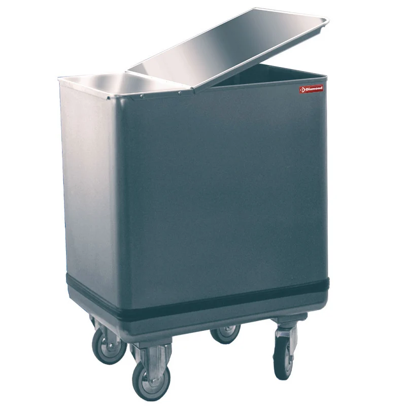 Zutatenwagen Edelstahl fahrbar , 150 Liter , Gastronomie, TRX15/MX