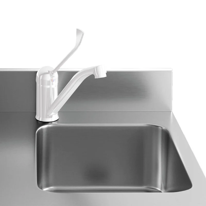 Umluft Kühltisch (Wand), 3 Türen GN 1/1, mit Waschbecken - TG3N/HA-R2EV