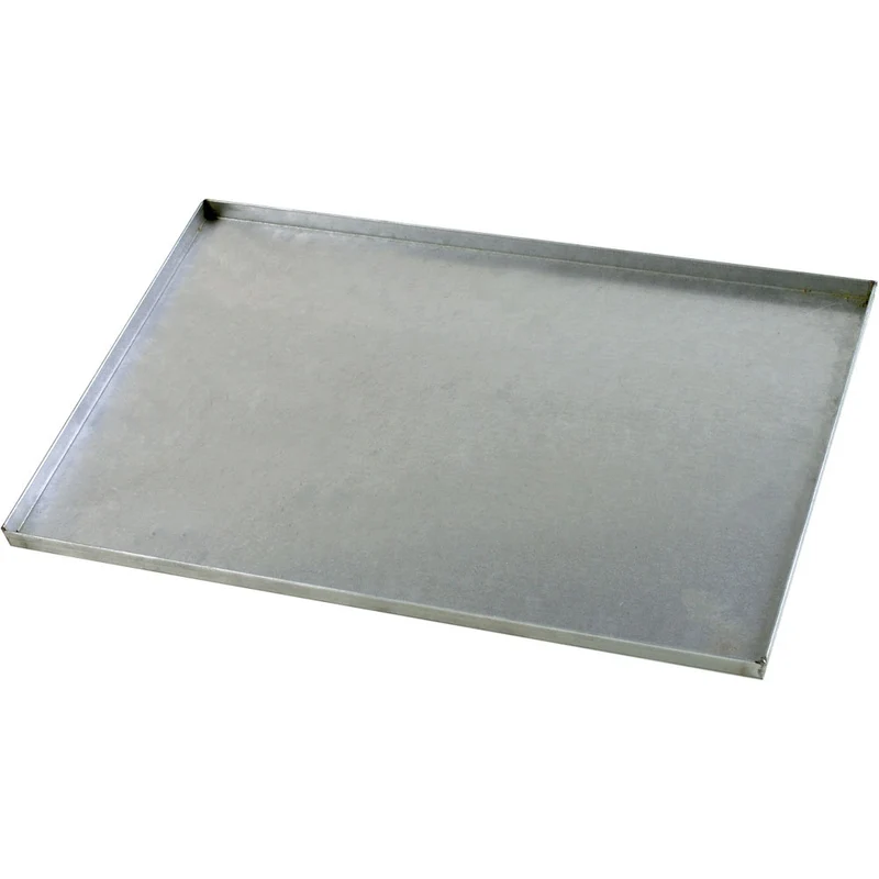 Backblech verzinkt 600x400 mm , Robuste Bäckernorm für Profi-Öfen, TLA4060