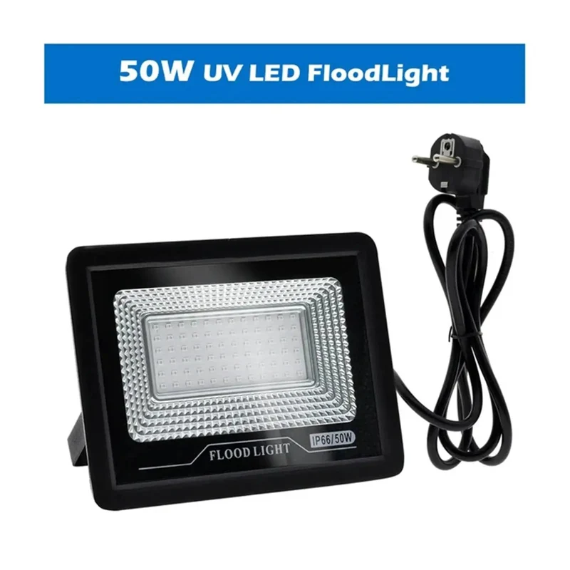 Kick Up Your Next Party With This Heavy Duty Led Uv Floodlight Featuring Rock Solid IP66 Waterproof Design Perfect For Outdoor Stage Events Garden Displays And Warehouse Parties Available In 50W To 150W Options