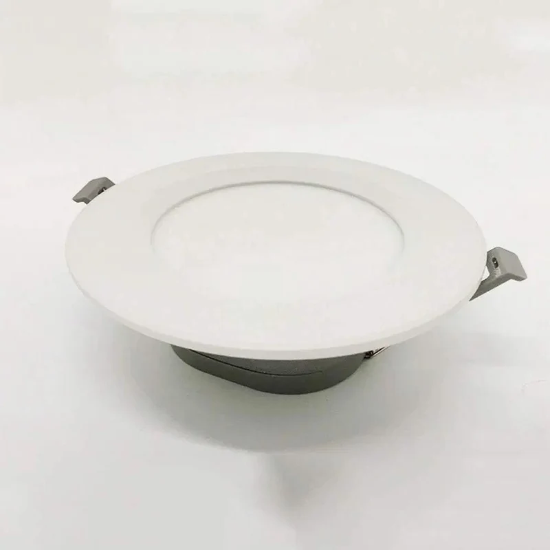 No Sweat Round Recessed Downlight Trim Kit With Thin Aluminum Housing And Integrated Led Spotlight For Hassle Free Diy Install In Kitchens Or Living Rooms Serving Up Slick Warm Glow And Reliable Dimmer Control