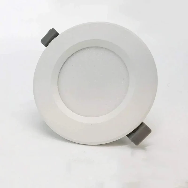 No Sweat Install Thin Aluminum Recessed Lighting Trim Kit With Super Duper Bright LED Downlights Ideally Suited For Kitchens And Living Rooms Featuring Sleek White Look And Truly Dimmable Setup