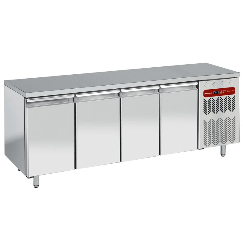 Profi Kühltisch GN 1/1 , 4 Türen , Umluftkühlung, TG4N/H-R2